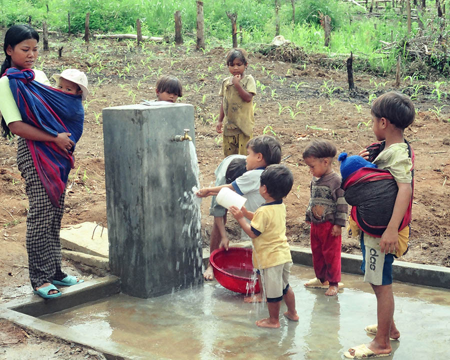 Công trình cung cấp nước sạch nông thôn vùng dân tộc thiểu. Ảnh: Thanh Nhật Ảnh: Thanh Nhật