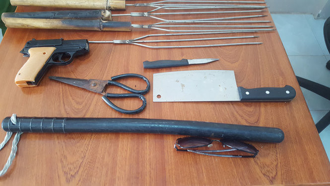 Tang vật hai cảnh sát hình sự “dỏm” sự dụng Tang vật hai cảnh sát hình sự “dỏm” sự dụng