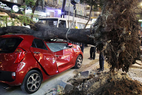 Hiện trường vụ việc.