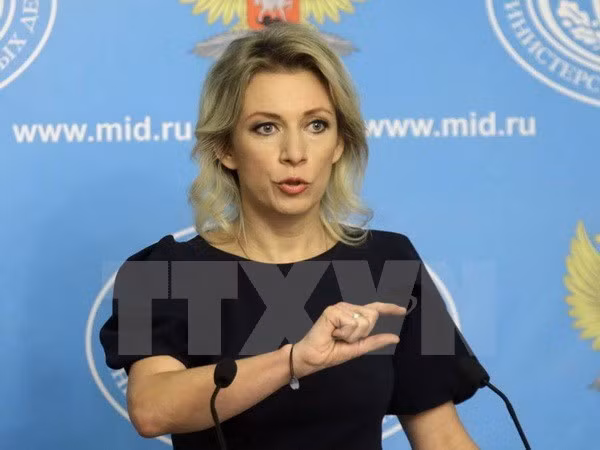 Người phát ngôn Bộ Ngoại giao Nga Maria Zakharova. (Nguồn: Sputnik/TTXVN)