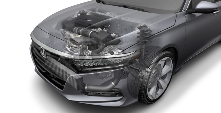 Về khả năng xử lý, Accord 2018 đã được trang bị hệ thống treo phía trước MacPherson và một thiết lập đa kết nối nhỏ gọn hơn ở phía sau. Các điểm nổi bật khác bao gồm một hệ thống giảm chấn thích ứng và trung tâm trọng lực thấp hơn. Về khả năng xử lý, Accord 2018 đã được trang bị hệ thống treo phía trước MacPherson và một thiết lập đa kết nối nhỏ gọn hơn ở phía sau. Các điểm nổi bật khác bao gồm một hệ thống giảm chấn thích ứng và trung tâm trọng lực thấp hơn.