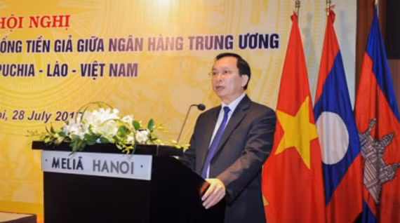 Phó Thống đốc NHNNVN Đào Minh Tú phát biểu tại hội nghị.