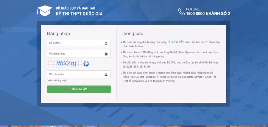 Bộ GD&ĐT cung cấp địa chỉ tra cứu điểm thi THPT Quốc gia 2017.