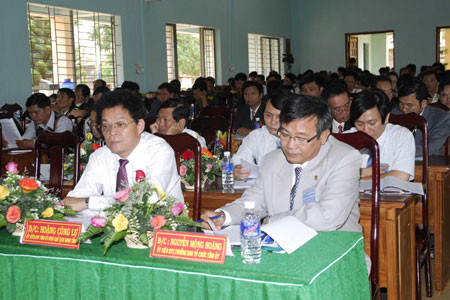 Các đại biểu dự đại hội. Ảnh: Đ.T