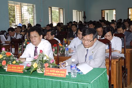 Các đại biểu dự đại hội. Ảnh: Đ.T