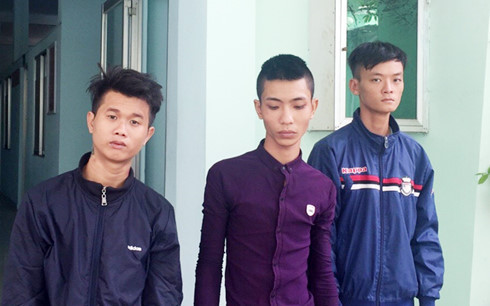 Các đối tượng bị bắt giữ.