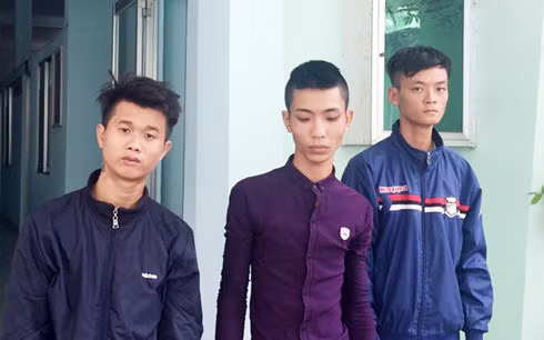 Các đối tượng bị bắt giữ.