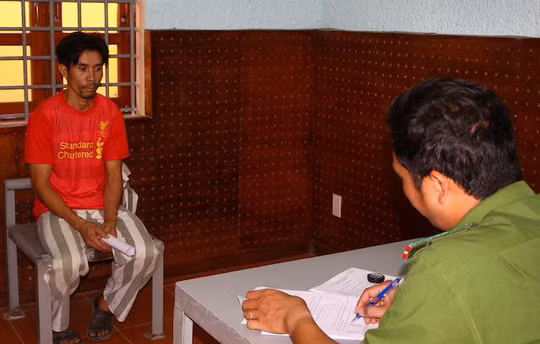 Đối tượng Lê Văn Tấn. Ảnh: Công an cung cấp