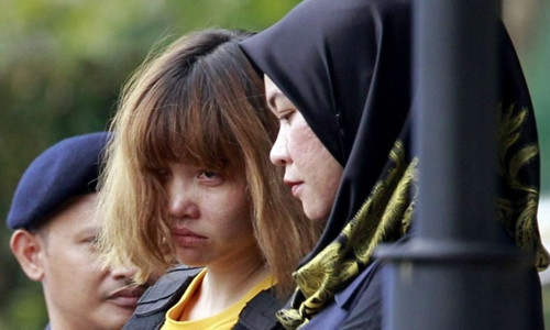 Đoàn Thị Hương bày tỏ mong muốn được xét xử công bằng và sớm được về nước. Ảnh: AP