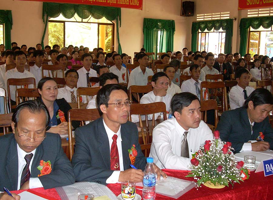  Hội nghị người lao động Công ty Cà phê Ia Sao. Ảnh: Thanh Nhật