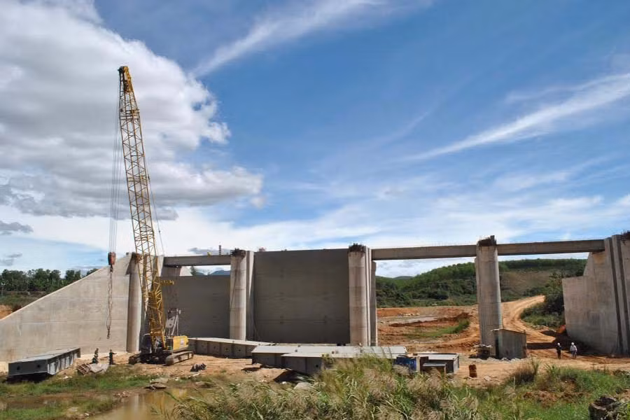  Thủy điện Đak Pô Cô (Kon Tum) sẽ hoàn thành và phát điện vào cuối năm 2017. Ảnh: H.D