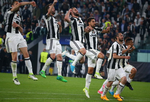 Niềm vui chiến thắng của Juventus Niềm vui chiến thắng của Juventus