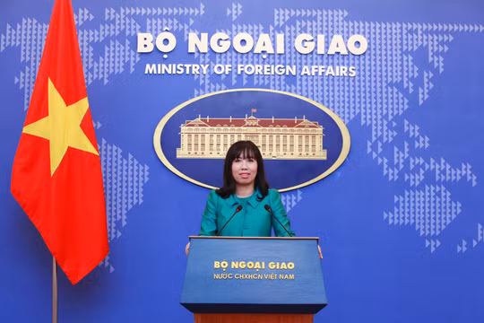 Người Phát ngôn Bộ Ngoại giao Lê Thị Thu Hằng.