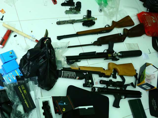  Thời gian quan, nhiều vụ vận chuyển súng đạn bị phát hiện bắt giữ (Ảnh: T.Tuấn)