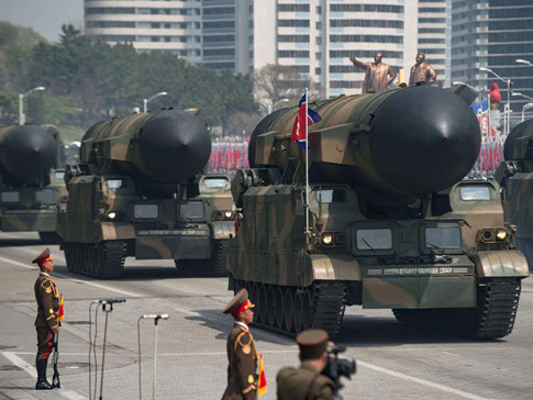 Tên lửa Pukkuksong 1 của Triều Tiên.