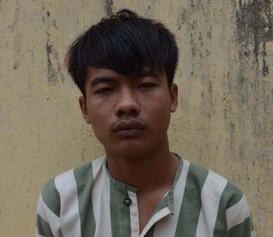 Đối tượng Lê Xuân Hùng. Ảnh: Vĩnh Hoàng