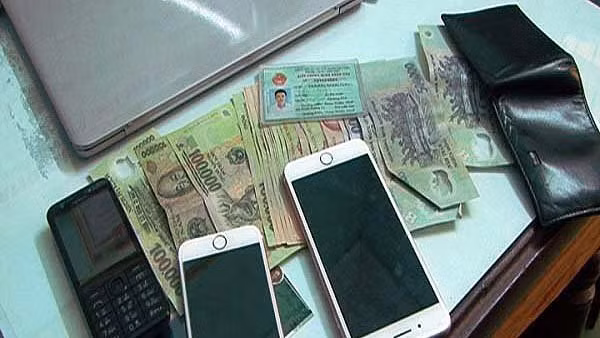 Tang vật vụ cá độ