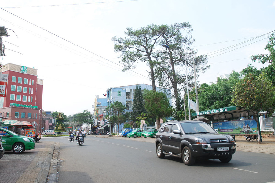 A corner of Pleiku. Photo: Nguyen Giac  A corner of Pleiku. Photo: Nguyen Giac