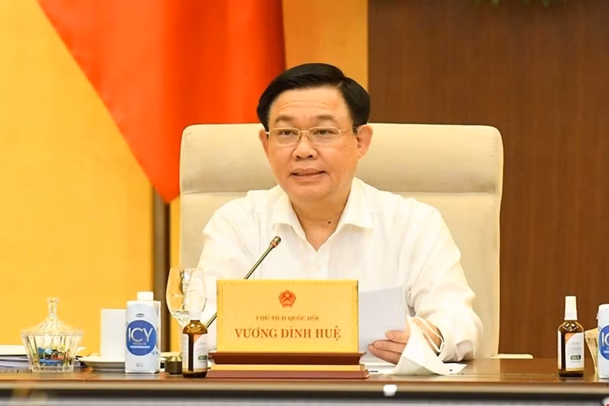  Chủ tịch Quốc hội Vương Đình Huệ. Ảnh: Minh Thành