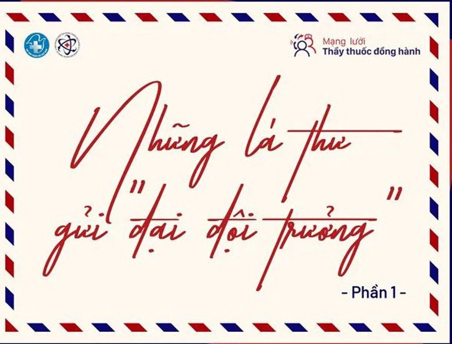 Những lá thư đầy cung bậc cảm xúc gửi đại đội trưởng. Ảnh: Chụp màn hình Những lá thư đầy cung bậc cảm xúc gửi đại đội trưởng. Ảnh: Chụp màn hình