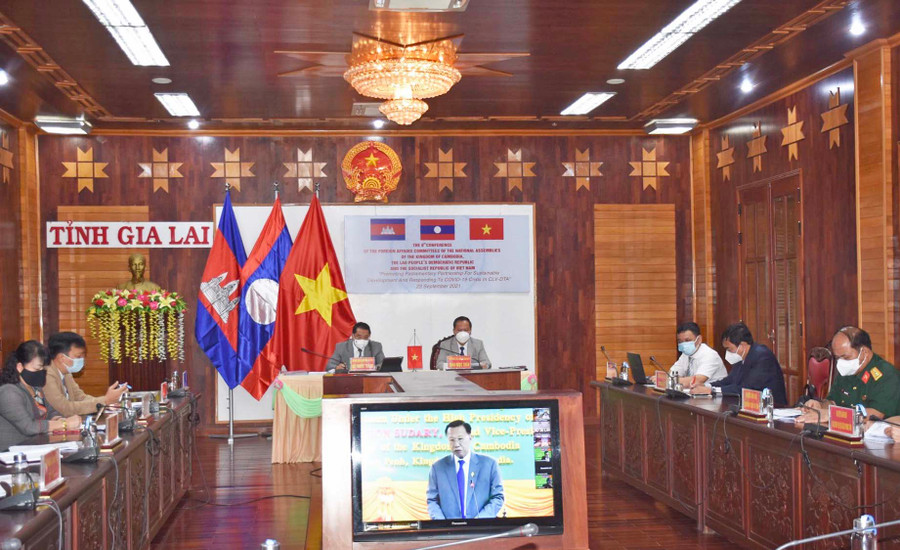 Quang cảnh hội nghị tại điểm cầu tỉnh Gia Lai. Ảnh: Trần Dung