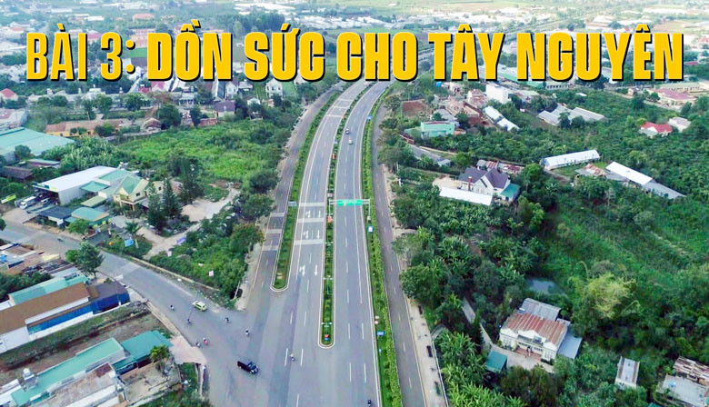 Giao thông Tây Nguyên được ưu tiên đầu tư. Trong ảnh: Tuyến đường cao tốc Liên Khương - Đà Lạt