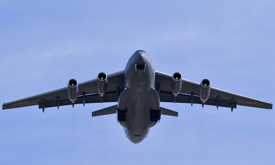 Máy bay vận tải Y-20 của Trung Quốc. ẢNH: CHINAMIL.COM.CN