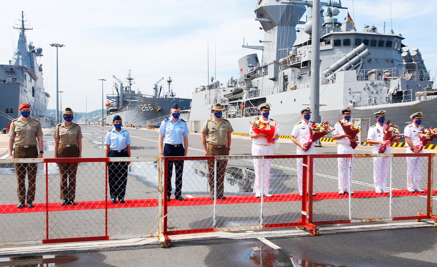  Đại biểu đội tàu Hải quân hoàng gia Australia.