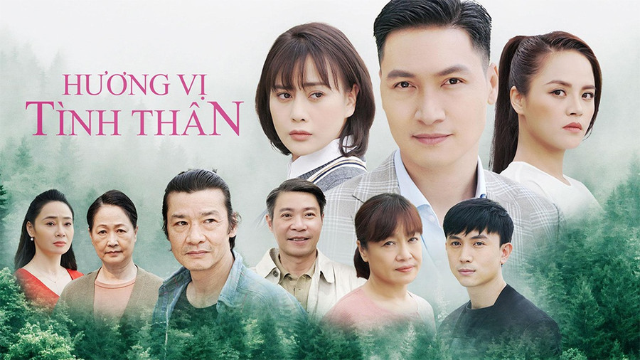 Bộ phim Hương vị tình thân dẫn đầu lượt bình chọn và lượt xem clip tại hạng mục Phim truyền hình ấn tượng ở vòng bình chọn của khán giả. Ảnh: VTV