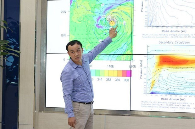 Ông Hoàng Phúc Lâm, Phó Giám đốc Trung tâm Dự báo Khí tượng Thủy văn Quốc gia. (Ảnh: K.Trung)