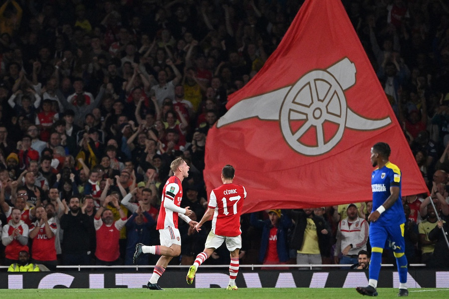 Arsenal có trận thắng thứ 3 liên tiếp. Ảnh: AFP