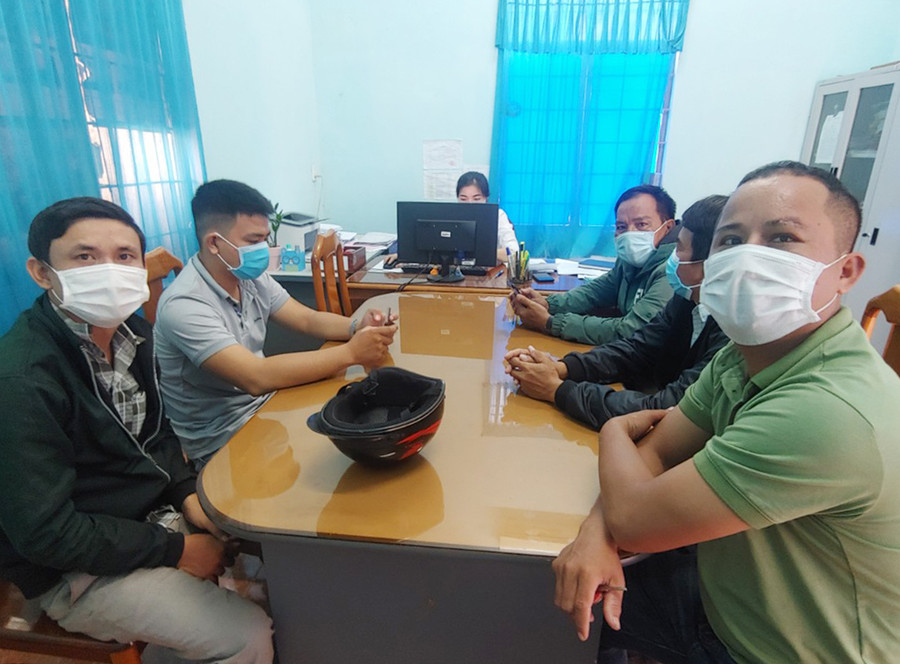 Người dân đến làm việc tại Tòa án nhân dân huyện Ia Pa. Ảnh: R'Ô HOK a