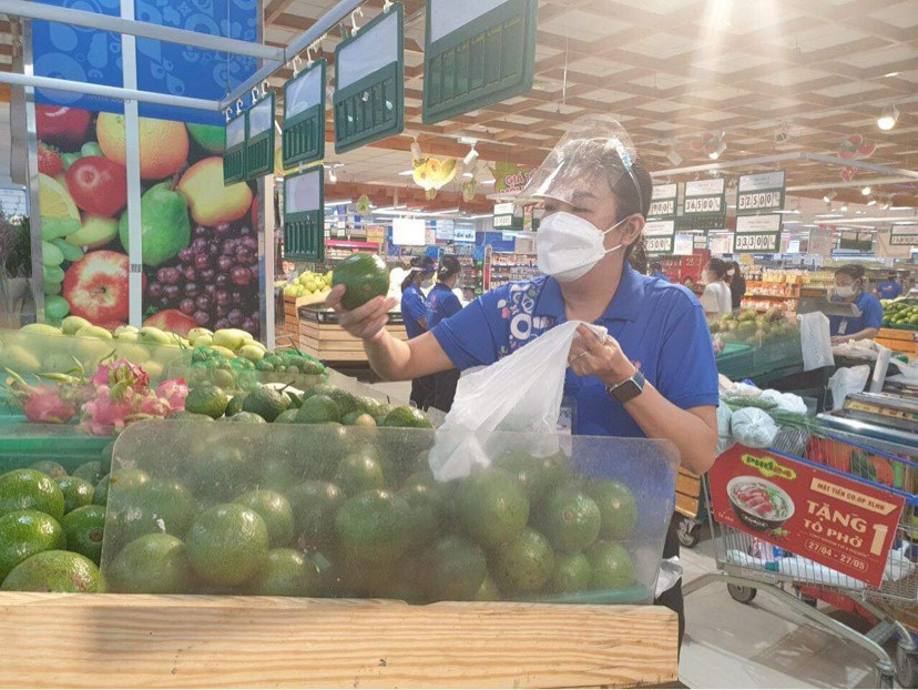 Bơ Booth Cư M’Gar đã có mặt trên hệ thống cung ứng Saigon Co.op. Ảnh: CTV Bơ Booth Cư M’Gar đã có mặt trên hệ thống cung ứng Saigon Co.op. Ảnh: CTV