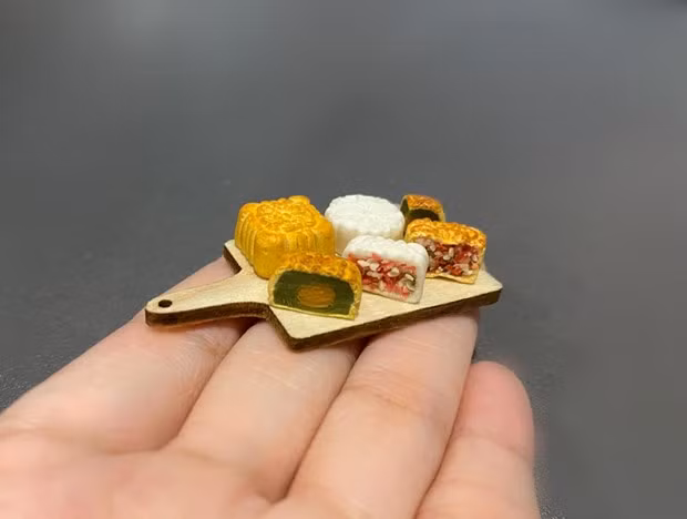 Những chiếc bánh giống y như thật. (Ảnh: NVCC)