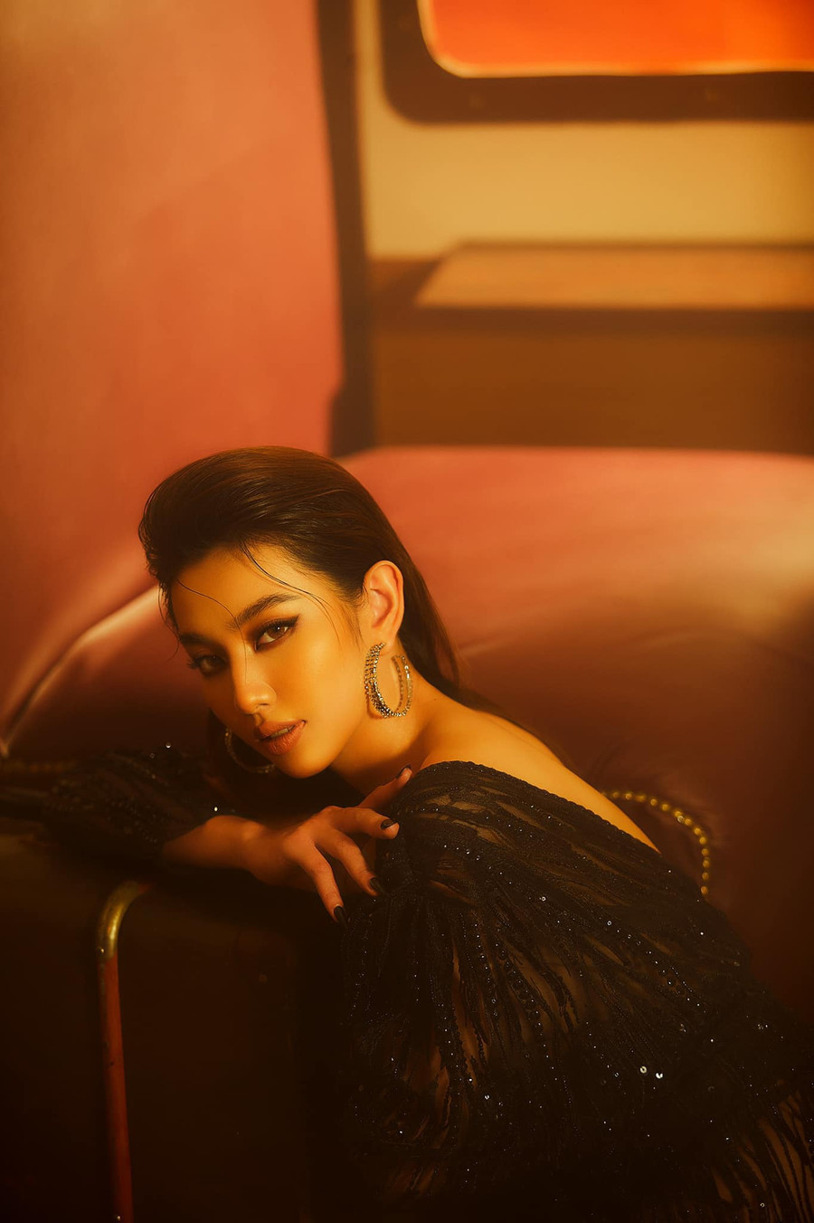 Thùy Tiên đang tích cực chuẩn bị để dự thi quốc tế vào cuối năm 2021. Ảnh: FBNV