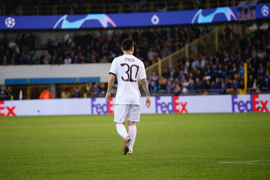 Đây là trận đấu đầu tiên Messi thi đấu từ đầu và trọn 90 phút cho PSG. Ảnh: AFP