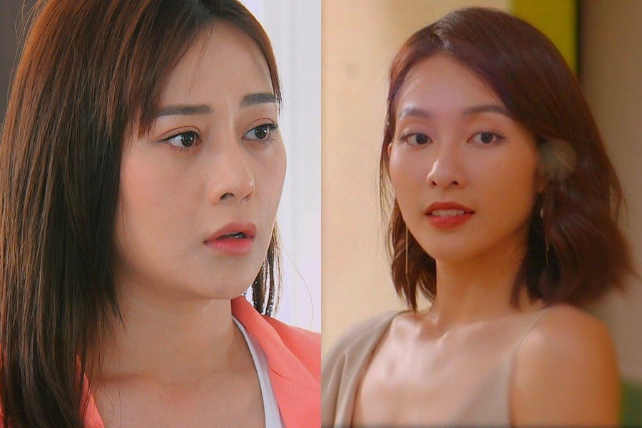 Phương Oanh, Khả Ngân đang đóng chính phim phát sóng giờ vàng. Ảnh: NSX.