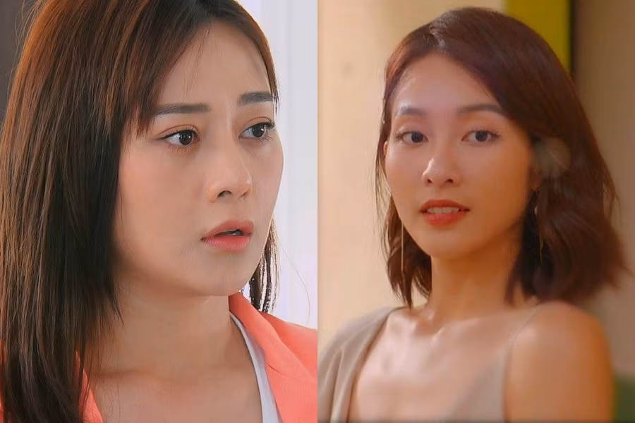 Phương Oanh, Khả Ngân đang đóng chính phim phát sóng giờ vàng. Ảnh: NSX.