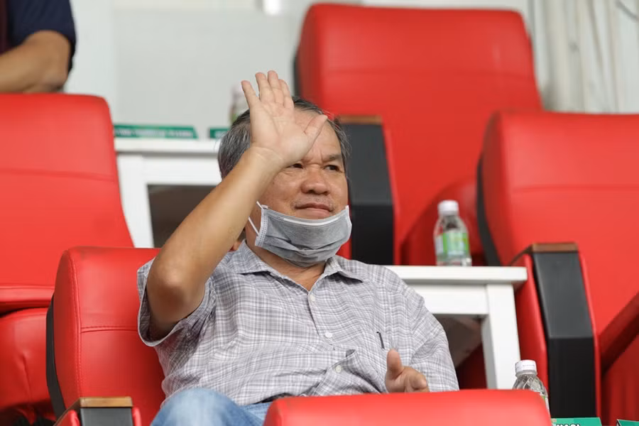 Đội HAGL của bầu Đức không được công nhận danh hiệu vô địch mùa giải 2021. Ảnh: Minh Trần 