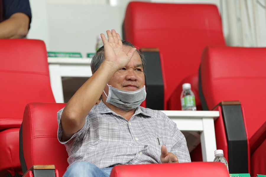 Đội HAGL của bầu Đức không được công nhận danh hiệu vô địch mùa giải 2021. Ảnh: Minh Trần 