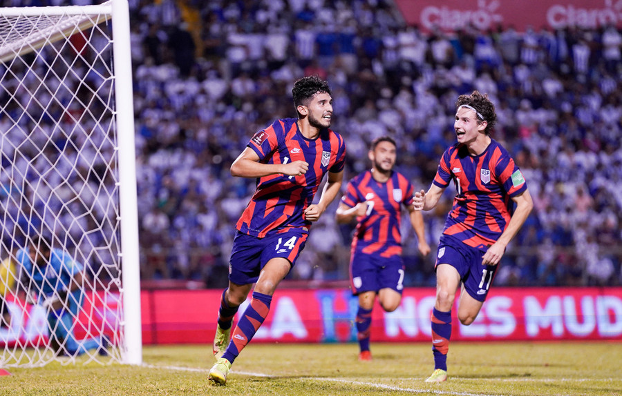 Tuyển Mỹ đã có chiến thằng đầu tiên tại vòng loại thứ 3 World Cup 2022 khu vực CONCACAF. Ảnh: AFP