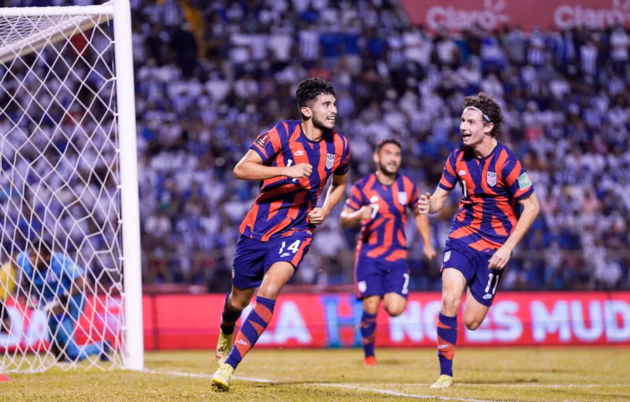 Tuyển Mỹ đã có chiến thằng đầu tiên tại vòng loại thứ 3 World Cup 2022 khu vực CONCACAF. Ảnh: AFP