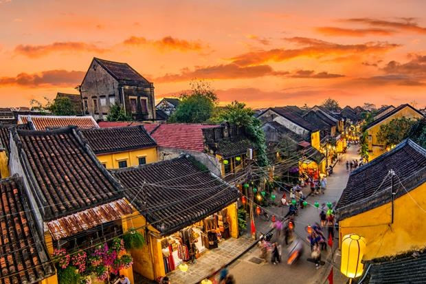 Một góc trung tâm phố cổ Hội An. Ảnh: CTV/Vietnam+ Một góc trung tâm phố cổ Hội An. Ảnh: CTV/Vietnam+