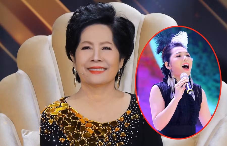 Danh ca Phương Dung hết lời khen ngợi màn thể hiện của Kiều Oanh. Ảnh: BTC