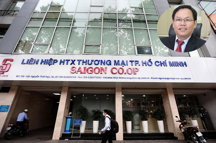 Ông Diệp Dũng (ảnh nhỏ) đã bị khởi tố, bắt tạm giam vì sai phạm trong việc tăng vốn điều lệ tại Saigon Co.op. Ảnh: NGỌC DƯƠNG