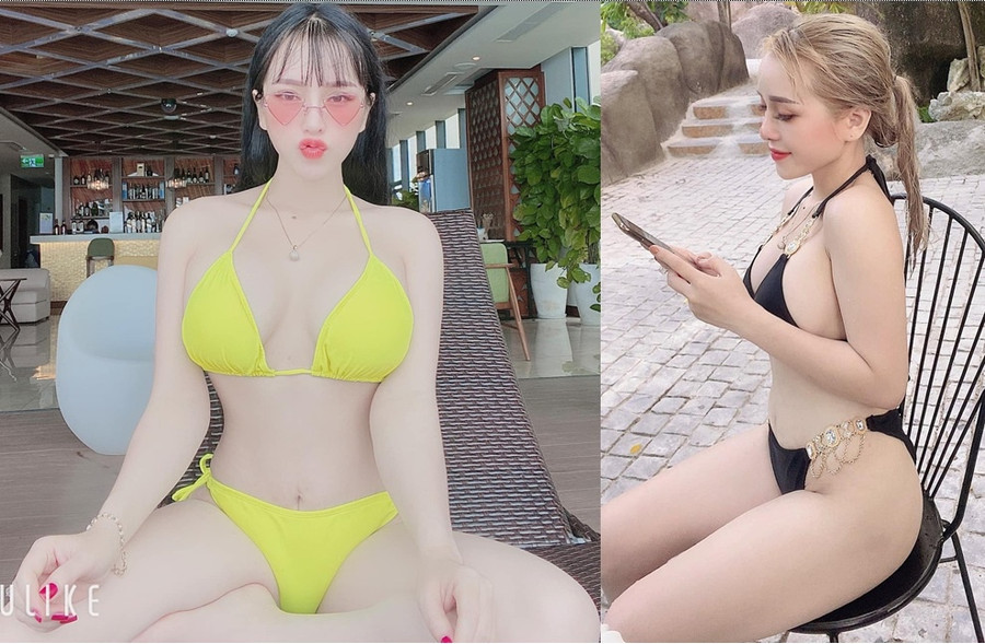 "Hot girl" Trang Tây trong thời gian buôn ma túy thường đưa hình ảnh 'nóng bỏng' lên mạng. Ảnh: Văn Tiến