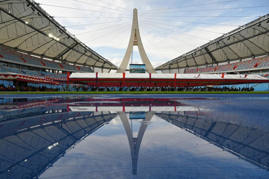  Sân vận động Morodok Techo. Ảnh: AFP