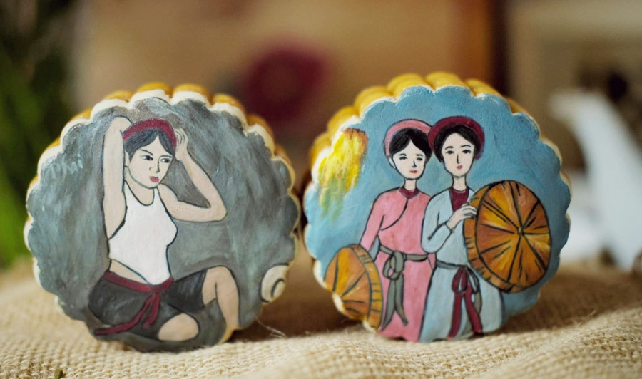 Từ tranh dân gian như Đông Hồ đến tranh của các họa sĩ Việt nổi tiếng đều được tái hiện rất sinh động. Từ tranh dân gian như Đông Hồ đến tranh của các họa sĩ Việt nổi tiếng đều được tái hiện rất sinh động.