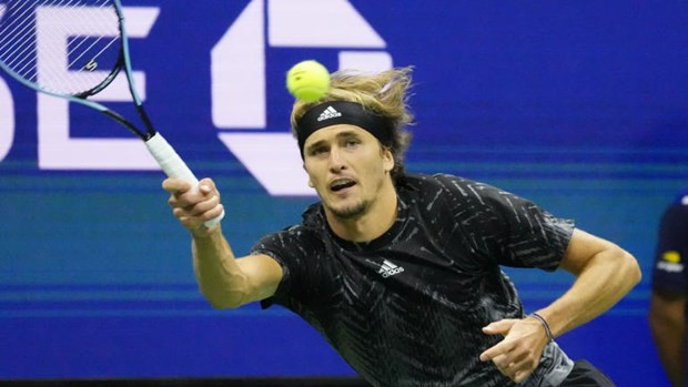 Zverev dừng bước ở US Open 2021. (Nguồn: AP) Zverev dừng bước ở US Open 2021. (Nguồn: AP)