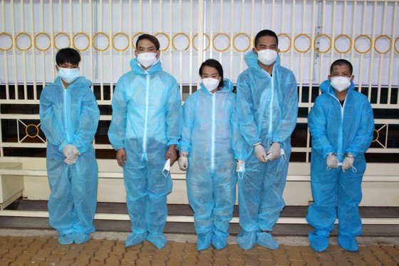 Băng nhóm trộm cắp tài sản bị bắt. Ảnh: Công an cung cấp
